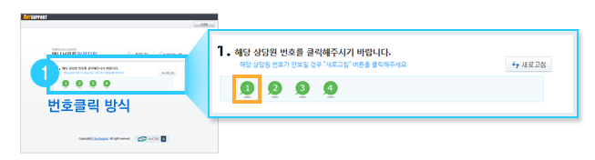번호클릭방식